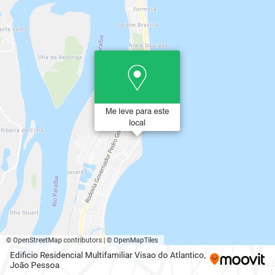 Edificio Residencial Multifamiliar Visao do Atlantico mapa