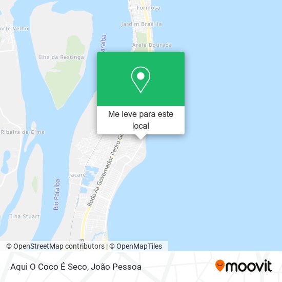 Aqui O Coco É Seco mapa