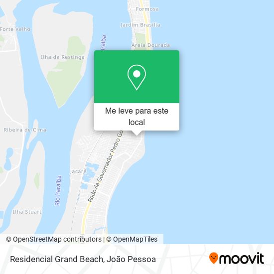 Residencial Grand Beach mapa