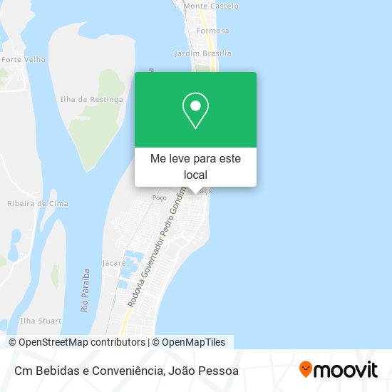 Cm Bebidas e Conveniência mapa