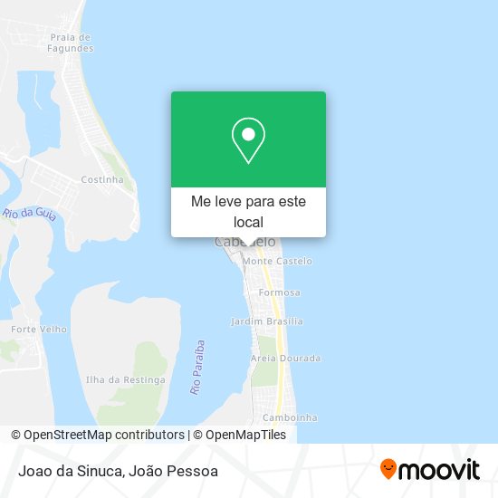 Joao da Sinuca mapa