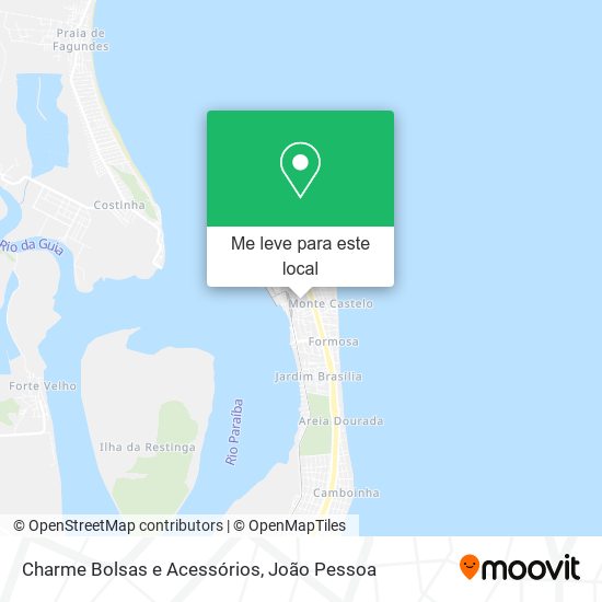 Charme Bolsas e Acessórios mapa