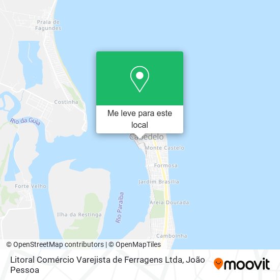 Litoral Comércio Varejista de Ferragens Ltda mapa