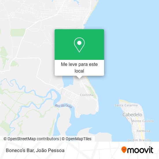 Boneco's Bar mapa