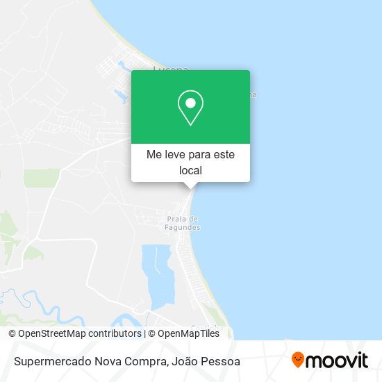 Supermercado Nova Compra mapa
