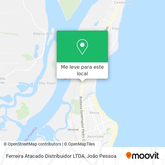 Ferreira Atacado Distribuidor LTDA mapa