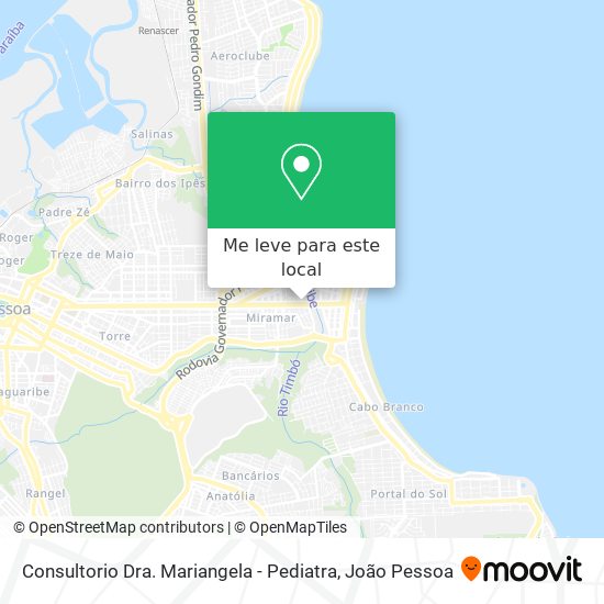 Consultorio Dra. Mariangela - Pediatra mapa