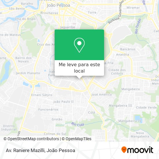 Av. Raniere Mazilli mapa