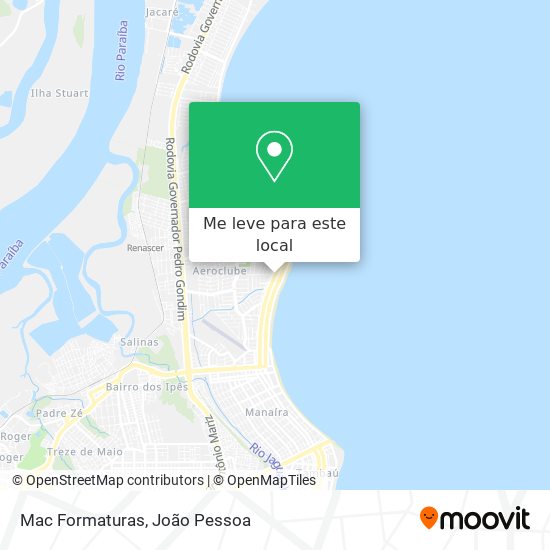 Mac Formaturas mapa