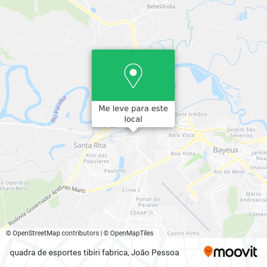 quadra de esportes tibiri fabrica mapa