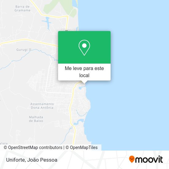 Uniforte mapa