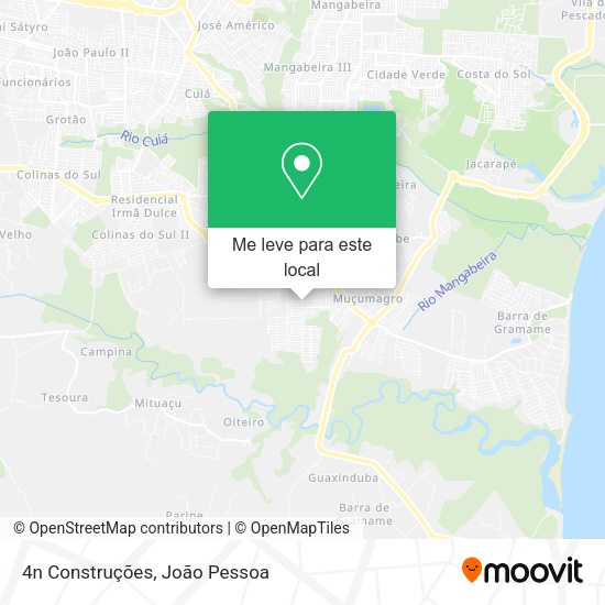 4n Construções mapa