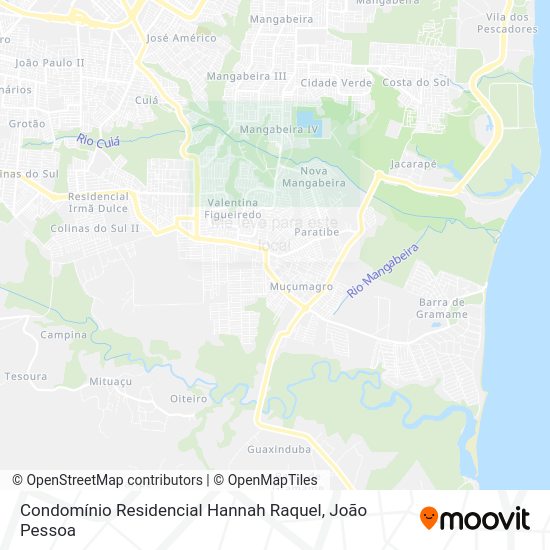 Condomínio Residencial Hannah Raquel mapa