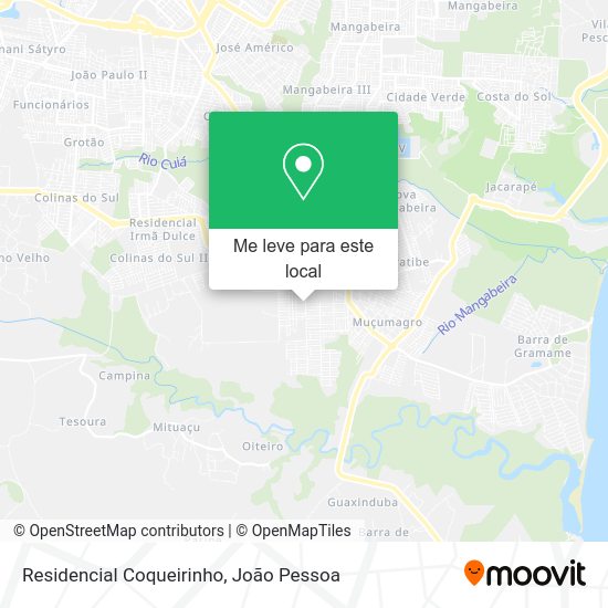 Residencial Coqueirinho mapa