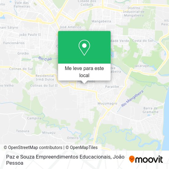 Paz e Souza Empreendimentos Educacionais mapa