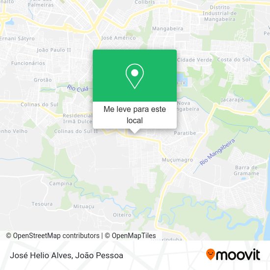 José Helio Alves mapa