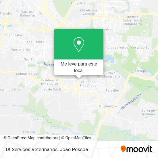 Dt Serviços Veterinarios mapa