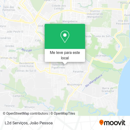L2d Serviços mapa