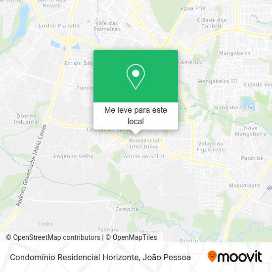 Condomínio Residencial Horizonte mapa