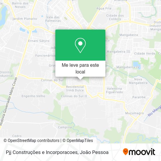 Pjj Construções e Incorporacoes mapa