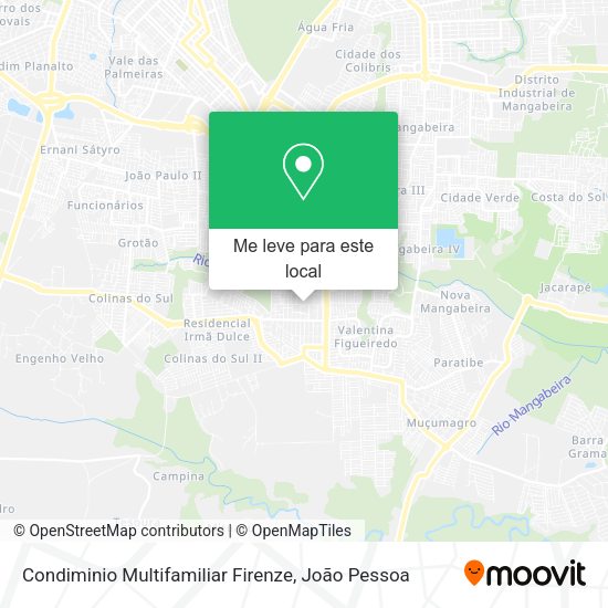 Condiminio Multifamiliar Firenze mapa