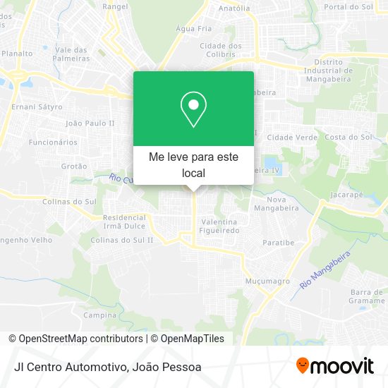 Jl Centro Automotivo mapa