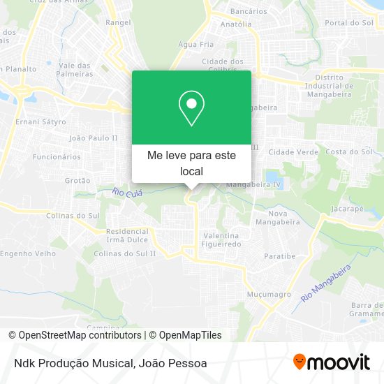 Ndk Produção Musical mapa