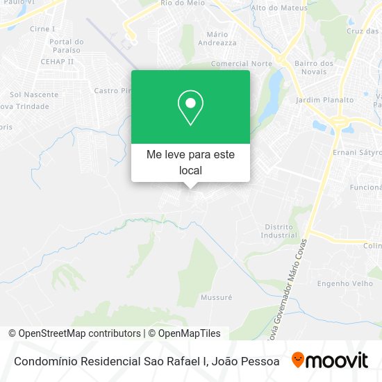 Condomínio Residencial Sao Rafael I mapa