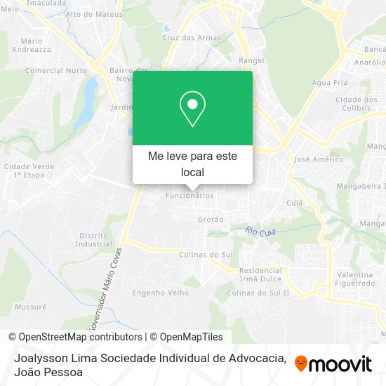 Joalysson Lima Sociedade Individual de Advocacia mapa