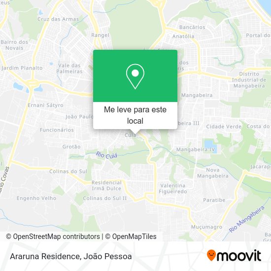 Araruna Residence mapa