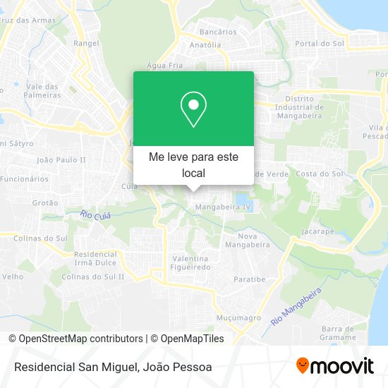 Residencial San Miguel mapa