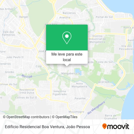 Edifício Residencial Boa Ventura mapa