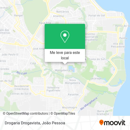 Drogaria Drogavista mapa