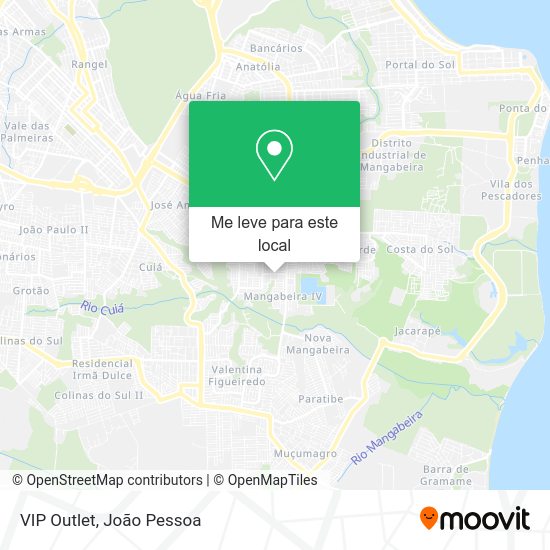 VIP Outlet mapa