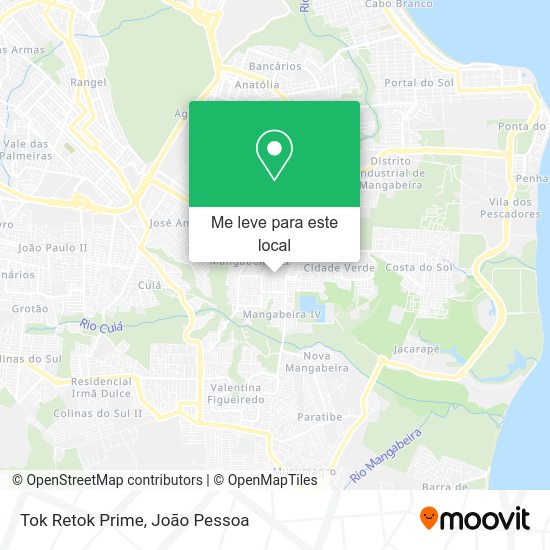 Tok Retok Prime mapa