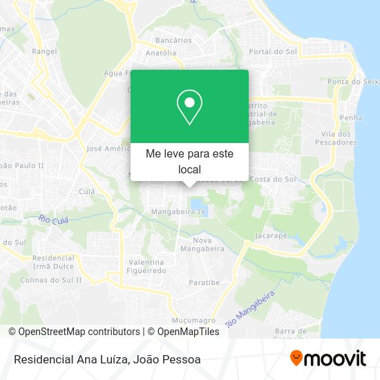 Residencial Ana Luíza mapa