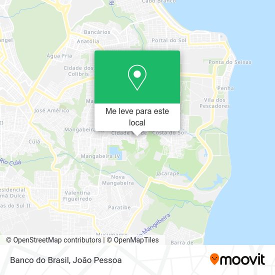 Banco do Brasil mapa