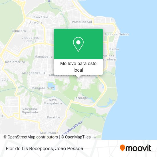 Flor de Lis Recepções mapa