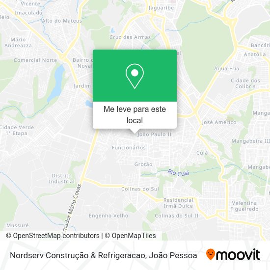 Nordserv Construção & Refrigeracao mapa