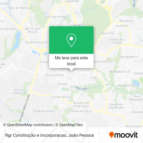Rgr Construção e Incorporacao mapa