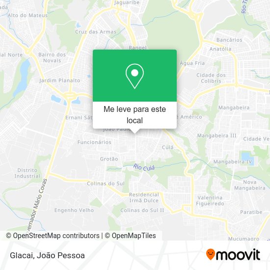 Glacai mapa