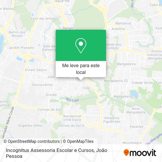 Incognitus Assessoria Escolar e Cursos mapa