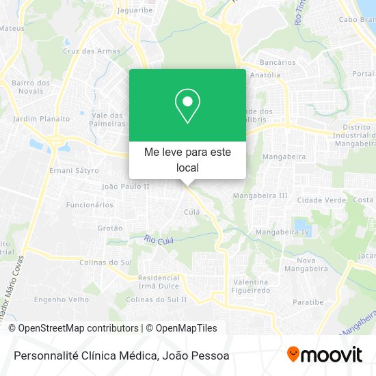 Personnalité Clínica Médica mapa