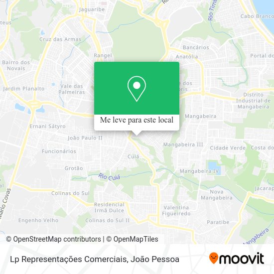 Lp Representações Comerciais mapa
