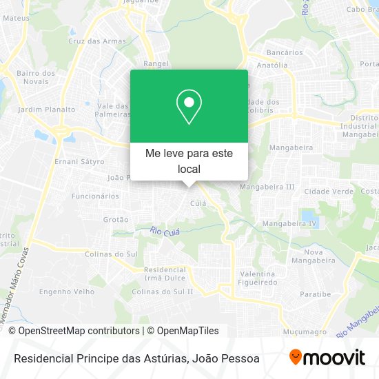 Residencial Principe das Astúrias mapa