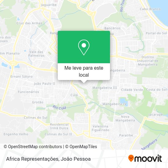 Africa Representações mapa