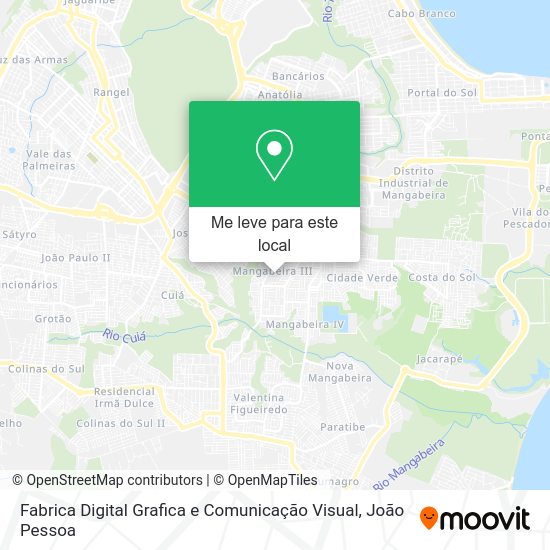 Fabrica Digital Grafica e Comunicação Visual mapa