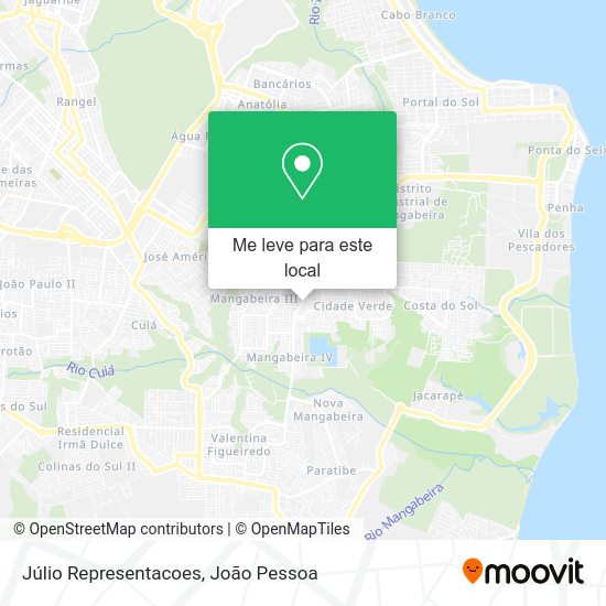 Júlio Representacoes mapa