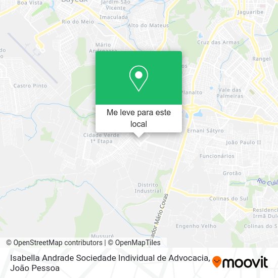 Isabella Andrade Sociedade Individual de Advocacia mapa