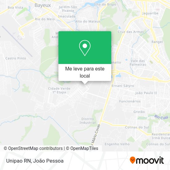 Unipao RN mapa